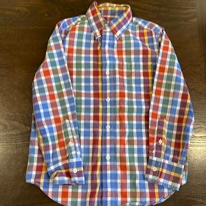 Crewcuts plaid button down, EUC, worn once